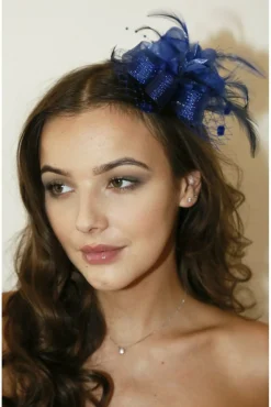 Hats & Fascinators^RubyRocks Vida Fascinator Blue