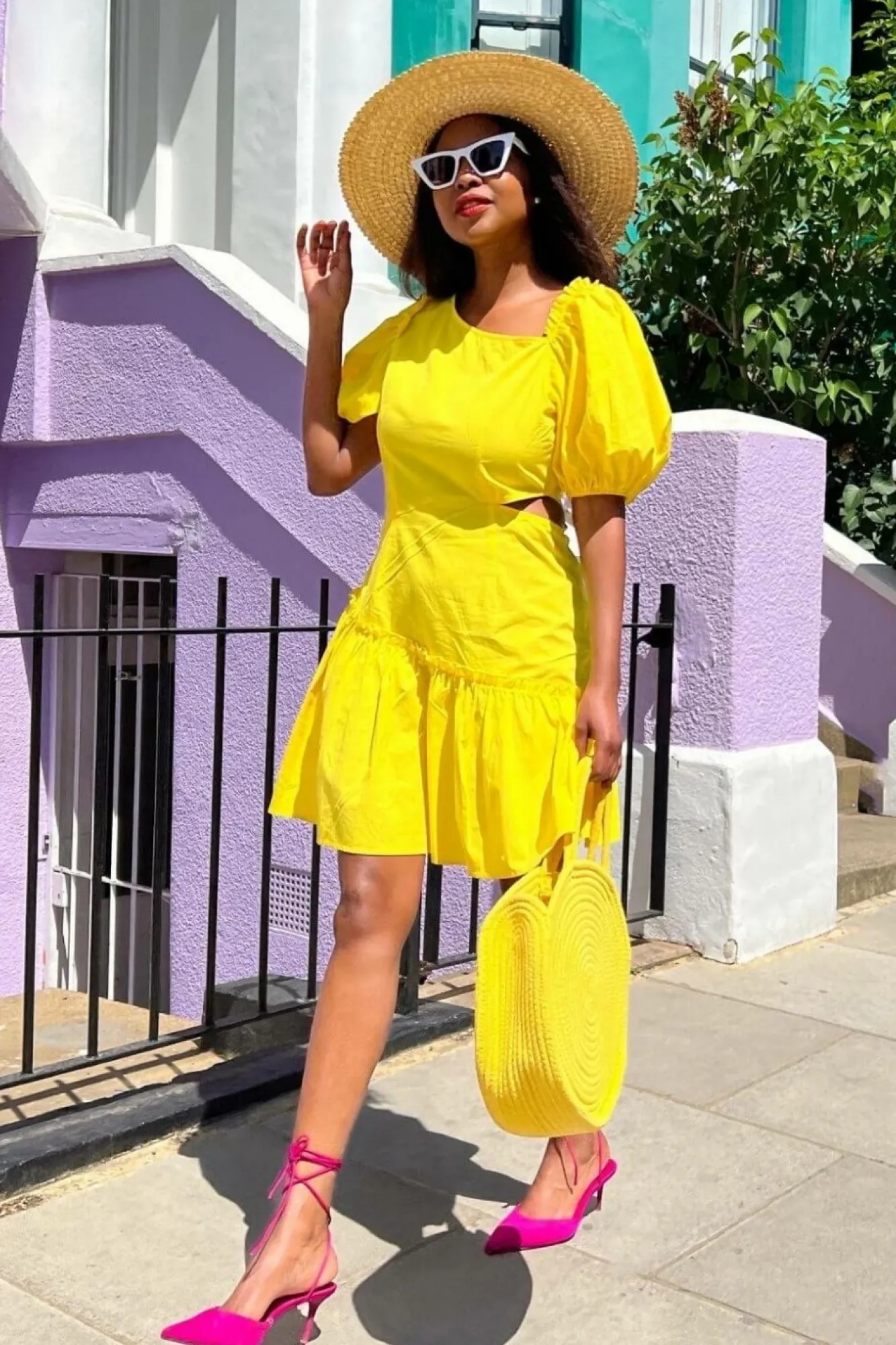 Mini Dresses^SETSOFRAN London Poplin Dress Yellow