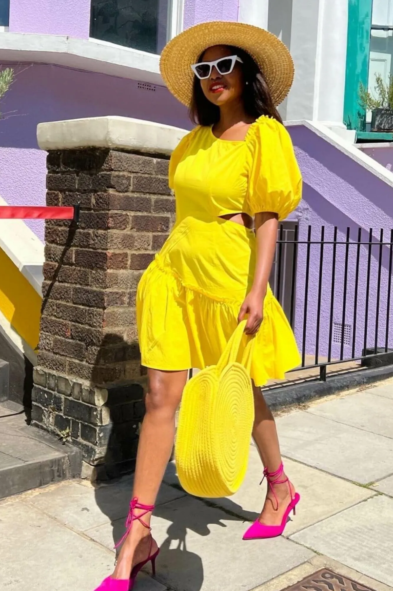 Mini Dresses^SETSOFRAN London Poplin Dress Yellow