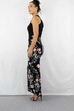 Skirts^Signage Pencil Maxi Skirt In Pink Floral Print Pinkfloral