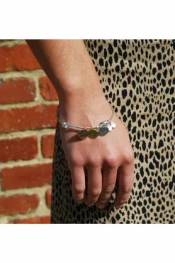 Jewellery^White Leaf Live Laugh Love Bangle In Silver