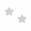 Jewellery^White Leaf Star Earring In Silver