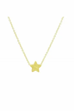 Jewellery^White Leaf Star Necklace In Gold