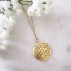 Jewellery^Wisteria London Flower Of Life Necklace Gold