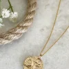 Jewellery^Wisteria London Hali Starfish Fossil Necklace Gold