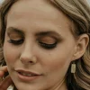 Jewellery^Wisteria London Meredith Wildflower Earrings Gold