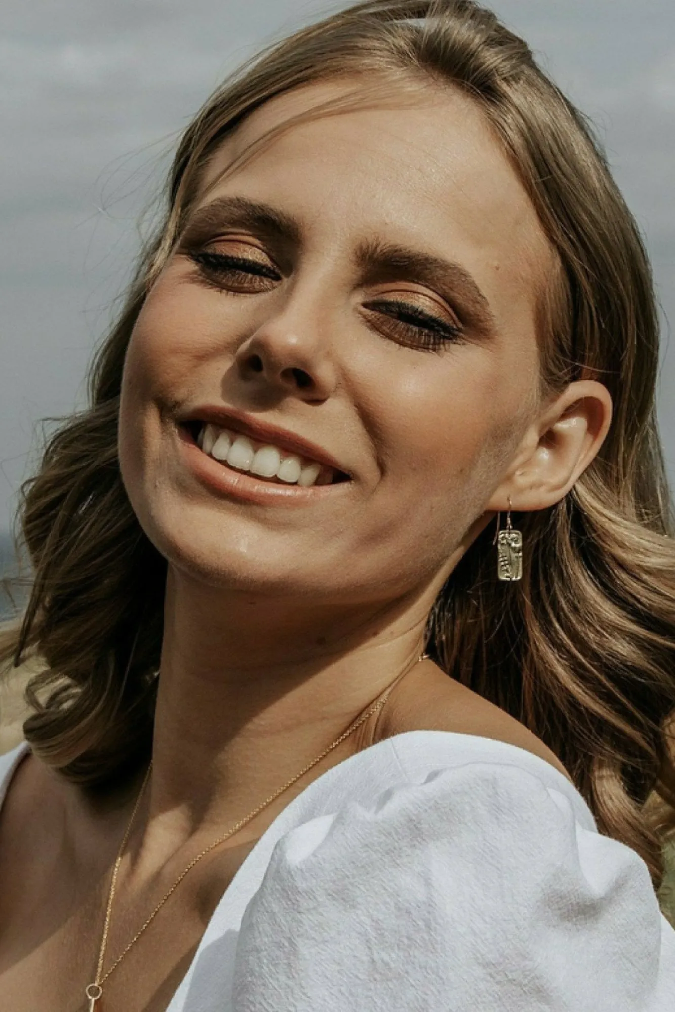 Jewellery^Wisteria London Meredith Wildflower Earrings Gold