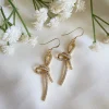 Jewellery^Wisteria London Mirabelle Cz Bow Earrings Gold