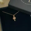 Jewellery^Wisteria London Orion Planet And Star Necklace Purple