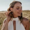 Jewellery^Wisteria London Solaris Sunburst Earrings Purple