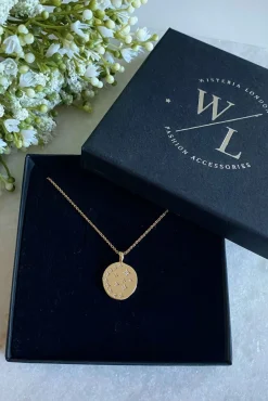 Jewellery^Wisteria London Starry Night Cz Necklace Gold