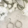 Jewellery^Wisteria London Willow Wreath Drop Earrings Silver