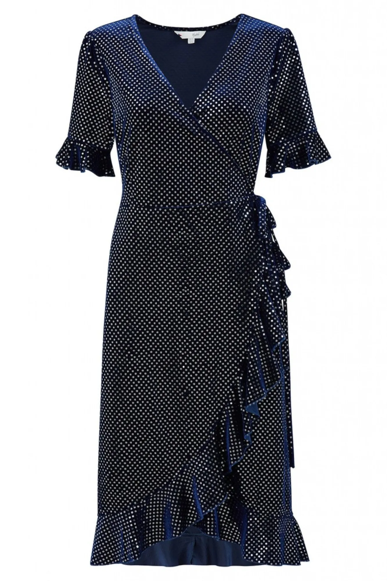 Mini Dresses^Yumi Diamante Wrap Dress Navy