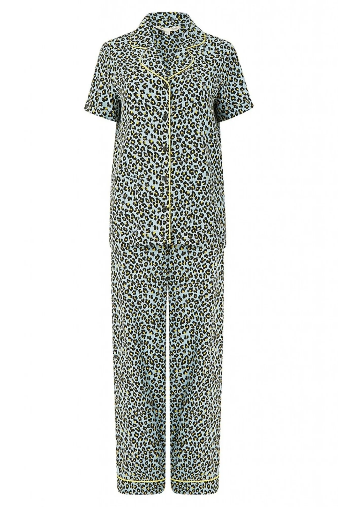 Loungewear & Sleepwear^Yumi Leopard Print Pyjamas Blue